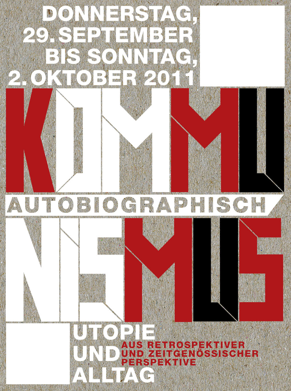 Plakat der Jubiläumskonferenz